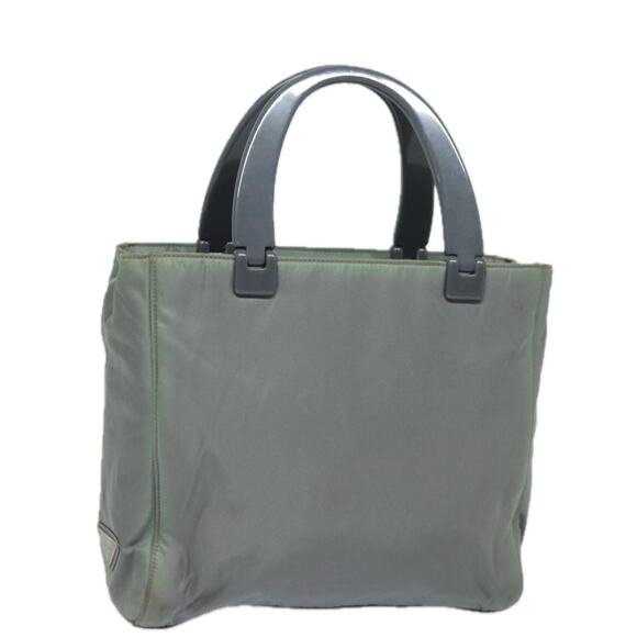 PRADA Hand Bag Nylon Gray - Picture 1 of 13